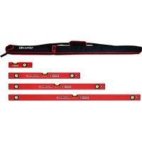 Kapro Mercury 4 Piece Spirit Level Set and Bag