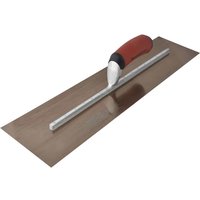 Marshalltown MXS205GD Golden Stainless Steel Finishing Trowel, DuraSoft® Handle 20 x 5in MXS205GD