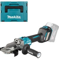 Makita GA055G 40v Max XGT Cordless Brushless Flat Head Slide Switch Angle Grinder 125mm