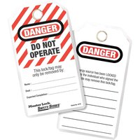 Master Lock Lockout Tags - Danger Do Not Operate