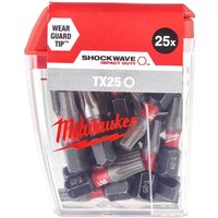 Milwaukee Shockwave Impact Duty Torx Screwdriver Bits