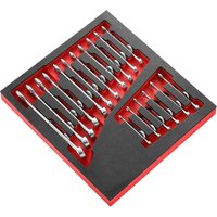 Facom MODM.440J17SLS 17 Piece SLS Combination Spanner Set in Foam Module