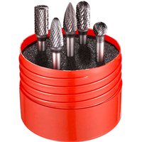 Dormer P88002 5 Piece Solid Carbide Burr Set