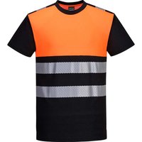 Portwest PW3 Hi Vis Cotton Comfort Class 1 Short Sleeve T Shirt