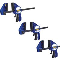 Quick-Grip 3 Piece Heavy Duty Xtreme One Handed Clamp Kit