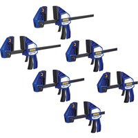 Quick-Grip 6 Piece Heavy Duty Xtreme One Handed Clamp Kit