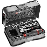 Facom RL.161-2P6 15 Piece 1/4" Drive Hexagon Socket Set