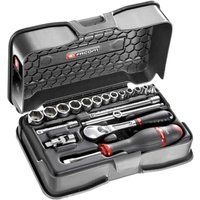 Facom RL.161-3P6 19 Piece 1/4" Drive Hexagon Socket Set