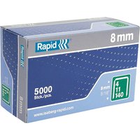 Rapid 140/8 8mm Galvanised Staples (Box 5000) 11908111