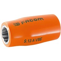 Facom 1/2" Drive 1000v Insulated Bi Hexagon Metric Socket