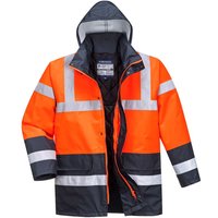Oxford Weave 300D Class 3 Hi Vis Contrast Traffic Jacket