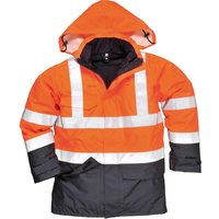 BizFlame Hi Vis Flame Resistant Rain Multi Protection Jacket