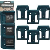 Stealth Mounts 6 Pack Battery Mounts for Makita 40V XGT Batteries