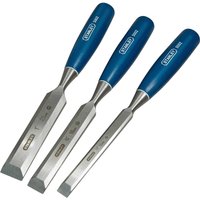 Stanley 3 Piece 5002 Bevel Edge Wood Chisel Set