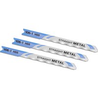 Stanley Straight Cutting U Shank Jigsaw Blades for Metal