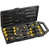 Stanley 10 Piece Cushion Grip Pozi and Slotted Screwdriver Set