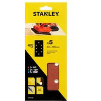 Stanley Punched Hook and Loop 1/3 Sanding Sheets