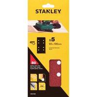 Stanley Punched Hook and Loop 1/3 Sanding Sheets