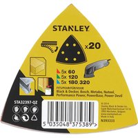 Stanley Punched Hook and Loop Detail Sander Sheets