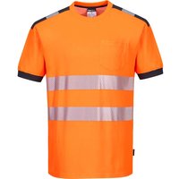 Portwest PW3 Hi Vis Cotton Comfort Short Sleeve T Shirt