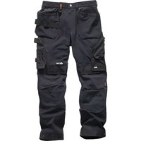 Scruffs Pro Flex Plus Holster Trouser Black 36" 32"