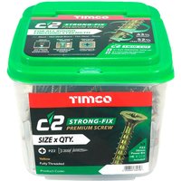 Timco Strong-Fix C2 Countsunk Pozi Wood Screws Handy Tub