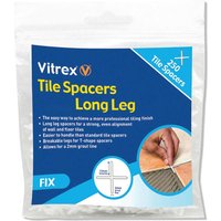 Vitrex Long Leg Spacer 4mm (Pack 250) LLS4250