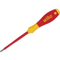 Wiha Softfinish VDE Insulated Slimfix Screwdriver Slotted