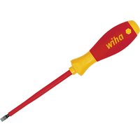 Wiha Softfinish VDE Insulated Slimfix Screwdriver Slotted