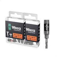 Wera 851/855/1 21 Piece Impaktor Phillips and Pozi Screwdriver Bit Set