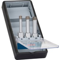 Bosch PRO 3 Piece Dry Diamond Drill Bit Set