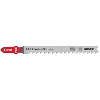 Bosch PRO T102D Plastics PP Clean Cutting Jigsaw Blade