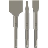 Bosch PRO 3 Piece SDS Plus Stubby Chisel Set