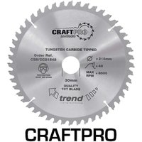 Trend CRAFTPRO Wood Cutting Mitre Saw Blade