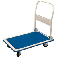Draper 300kg Platform Trolley with Folding Handle - Blue, Blue