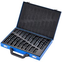 Draper 170 Piece Black Oxide Coated HSS Drill Bit Set