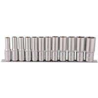 Draper 12 Piece 1/2" Drive Deep Hex Socket Set Metric