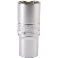 Draper 1/2" Drive Satin Finish Deep Hexagon Socket Metric