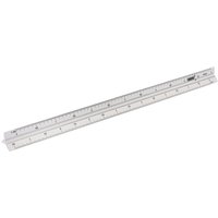 Draper Aluminium Triangle Scale Graduations Ruler