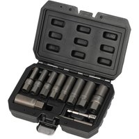 Draper 11 Piece 3/8" Drive Spiral Type Deep Bolt Extractor Set