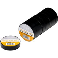 Draper PVC Electrical Insulation Tape Pack of 10 Black 19mm 33m