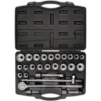 Draper 26 Piece 3/4" Drive Bi Hex Socket Set Metric and Imperial