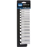 Draper Expert 12 Piece 3/8" Drive Deep Hex Socket Set Metric