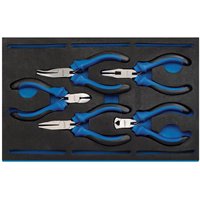 Draper 5 Piece Precision Plier Set In Eva Insert Tray