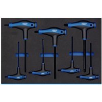Draper 7 Piece T Handle Ball End Hexagon Key Set In Eva Insert Tray