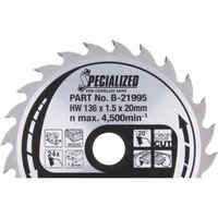 Makita SPECIALIZED Cordless Circular Saw Blade for Wood Cutting