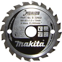Makita SPECIALIZED Cordless Circular Saw Blade for Wood Cutting