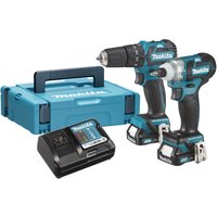 Makita CLX205AJ 12v Max CXT Cordless Brushless Combi Drill and Impact Driver Kit