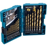 Makita 19 Piece HSS-TiN Metal Drill Bit Set