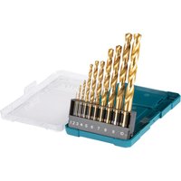 Makita 10 Piece HSS TiN Drill Bit Set